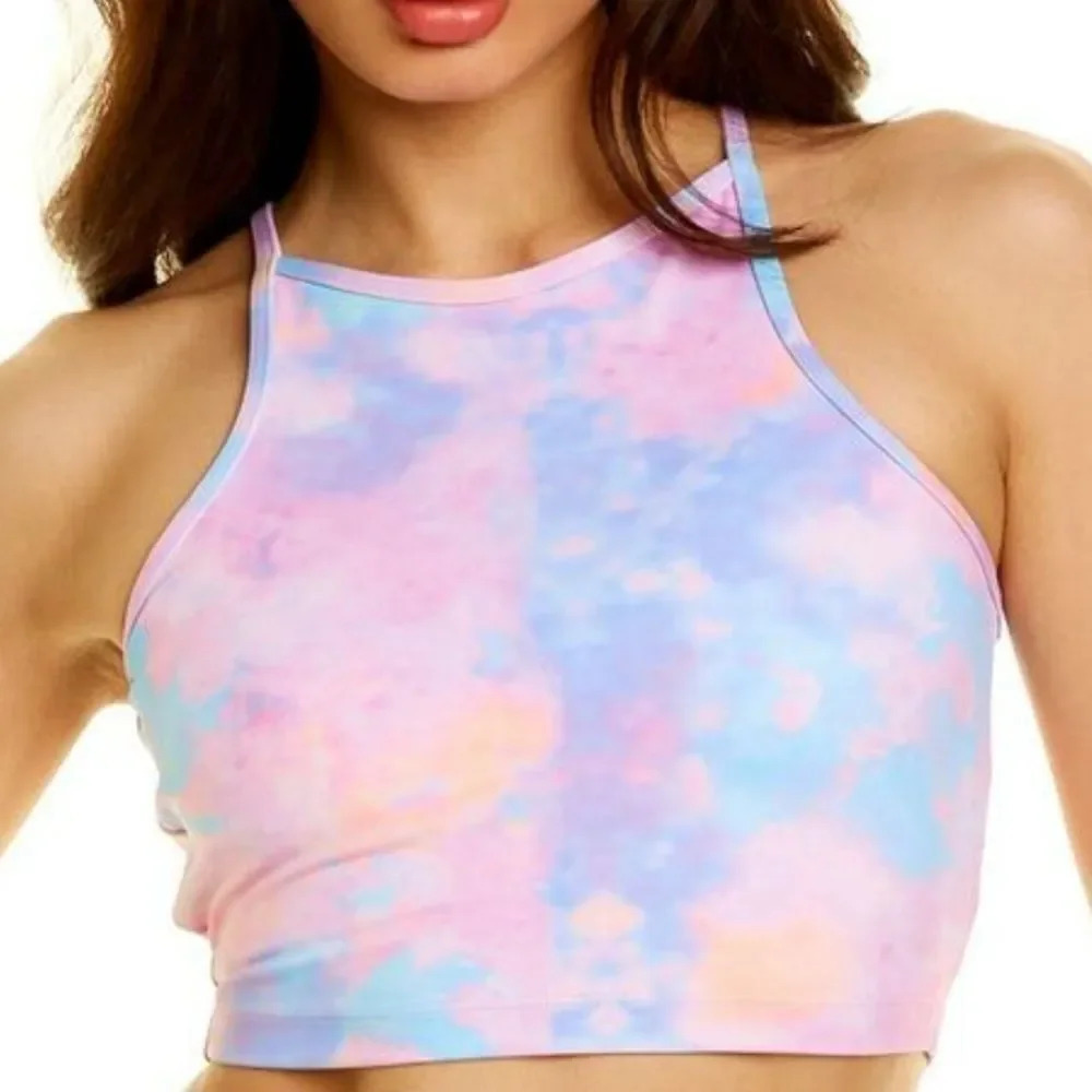 Beach Riot Women's Pink X Loveshackfancy Anna Bra Size small